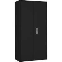 Armoire garde-robe, Acier, 36" la x 18" p x 72" h, Noir Pryde Industrial Inc.