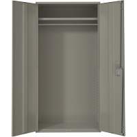 Armoire garde-robe, Acier, 36" la x 18" p x 72" h, Gris Pryde Industrial Inc.