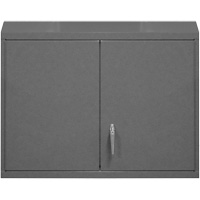Armoire murale, 27" h x 29-7/8" la x 13-11/16" p, 2 tablettes, Acier, Gris Pryde Industrial Inc.