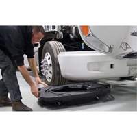 Low Profile Truck Oil Drain with Lid Pryde Industrial Inc.