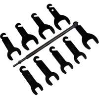 10-Piece Pneumatic Fan Clutch Wrench Set Pryde Industrial Inc.