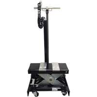 Low Profile Floor Service Jack, 12 Ton(s) Capacity, 7-1/2" Lowered, 15" Raised, Air Hydraulic Pryde Industrial Inc.