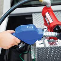 Blue Cold Weather Automatic Diesel Spout Nozzle Pryde Industrial Inc.