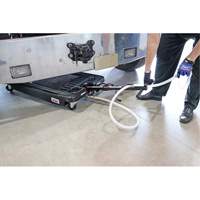 Low Profile Truck Drain with Electric Pump Pryde Industrial Inc.