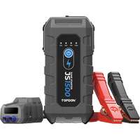 D&eacute;marreur d'appoint, survolteur, banque d'alimentation et lampe de poche JumpSurge1500 Pryde Industrial Inc.
