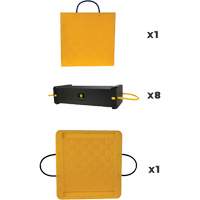 10-Piece CribLok Composite Cribbing System Kit Pryde Industrial Inc.
