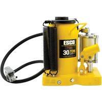 Pro Series  Bottle Jack, 30 tons, Air Hydraulic, 20" Raised Height Pryde Industrial Inc.