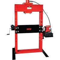 Electro/Hydraulic Pump Operated Shop Press, 50 tons Capacity Pryde Industrial Inc.