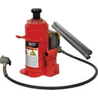 Standard Height Bottle Jack, 12 Ton(s), Air Hydraulic, 19-3/4" Raised Height Pryde Industrial Inc.