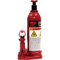 Professional Hydraulic Bottle Jack, 2 Ton(s), 14-1/2" Raised Height Pryde Industrial Inc.