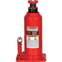 Professional Hydraulic Bottle Jack with Gauge Hole, 22 Ton(s), 20-49/250" Raised Height Pryde Industrial Inc.