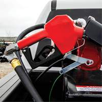 Red Automatic Gasoline Spout Nozzle Pryde Industrial Inc.