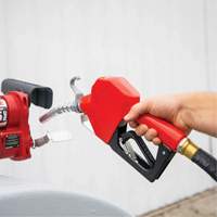 Red Automatic Gasoline Spout Nozzle Pryde Industrial Inc.