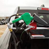 Green Automatic Gasoline Spout Nozzle Pryde Industrial Inc.