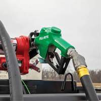 Green Automatic Diesel Spout Nozzle Pryde Industrial Inc.