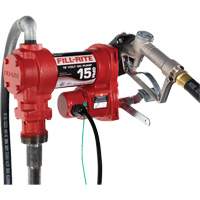 Pompe de transfert de carburant 12 V CC avec pistolet Pryde Industrial Inc.