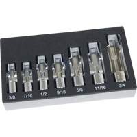 SAE Flare Nut Socket Set with Foam Tray, 7 Pieces, 3/8" Drive Size Pryde Industrial Inc.