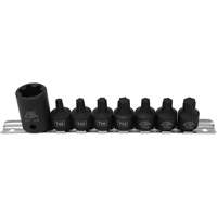 Jeu de douilles/embouts de boulon de caisse de camionnettes, 8 Morceaux, Prise de 1/2"/3/8" Pryde Industrial Inc.