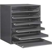 Armoire de rangement &agrave; cloisons, Acier, 6 compartiments, 20-5/16" la x 15-15/16" p, 21-7/8" h, Gris Pryde Industrial Inc.
