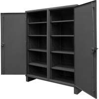 Armoire tr&egrave;s robuste, Acier, 8 Tablettes, 78" h x 72" la x 24" P, Gris Pryde Industrial Inc.