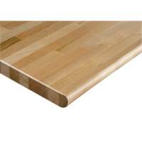 Hardwood Workbench Top, 48" W x 24" D, Bullnose Edge, 1-1/4" Thick Pryde Industrial Inc.