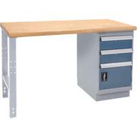 &eacute;tabli industriel, Porte a/combinaison de tiroirs, Cap 1000 lb, 36" la x 72" p, 34" h Pryde Industrial Inc.