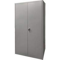 Armoire de rangement, Acier, 4 Tablettes, 78" h x 36" la x 24" P, Gris Pryde Industrial Inc.