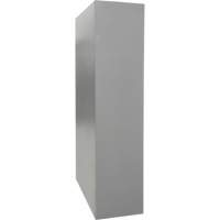 Combination Storage Cabinet, 36" W x 18" D x 72" H, Grey Pryde Industrial Inc.