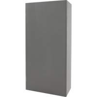 Combination Storage Cabinet, 36" W x 18" D x 72" H, Grey Pryde Industrial Inc.