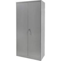 Armoire garde-robe, Acier, 36" la x 18" p x 72" h, Gris Pryde Industrial Inc.