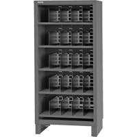 Armoire robuste &agrave; façade ouverte avec s&eacute;parateurs, Acier, 0 tiroirs, 36" x 24" x 78", Gris Pryde Industrial Inc.
