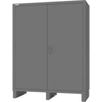 Armoire &agrave; portes encastr&eacute;es standards, Acier, 60" la x 24" p x 78" h, Gris Pryde Industrial Inc.