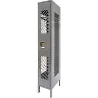 Casiers ventil&eacute;s, 12" x 18" x 78", Acier, Gris, D&eacute;mont&eacute;, Perfor&eacute; Pryde Industrial Inc.