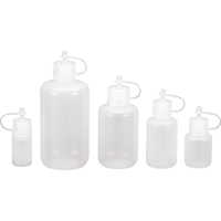 Narrow-Mouth Bottles, Round, 1/2 oz., Plastic Pryde Industrial Inc.