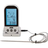 Wireless Meat & Poultry Thermometer, Contact, Digital, 32-482°F (0-250°C) Pryde Industrial Inc.