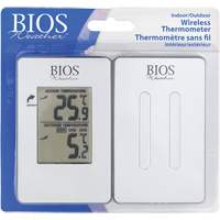 Indoor/Outdoor Wireless Thermometer, Non-Contact, Analogue, 31-158°F (-35-70°C) Pryde Industrial Inc.