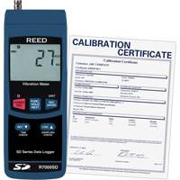 Data Logging Vibration Meter with Calibration Certificate, 10% - 85% RH, 32°- 122° F ( 0° - 50° C ) Pryde Industrial Inc.