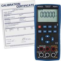 &eacute;talonneur de temp&eacute;rature avec certificat de traçabilit&eacute; Pryde Industrial Inc.