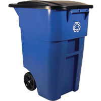 Contenant roulant BRUTE, De bureau, Plastique, 50 gal. US Pryde Industrial Inc.