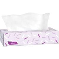 Pro Select Facial Tissue, 2 Ply, 7.3" L x 8.1" W, 100 Sheets/Box Pryde Industrial Inc.