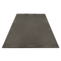 Medium-Duty Ground Protection, 4' x 8', Fiberglass/Polypropylene, Textured, Black Pryde Industrial Inc.