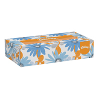 Kleenex&reg; Facial Tissue, 2 Ply, 8" L x 8-1/2" W, 125 Sheets/Box Pryde Industrial Inc.