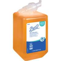 Savon pour le corps et les cheveux Essential de Scott, 1000 ml, Fraîcheur, Bouteille Pryde Industrial Inc.