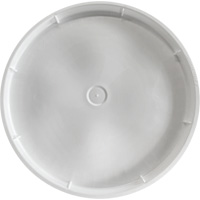 Seau avec couvercle, Plastique, 5,25 gal. Pryde Industrial Inc.
