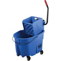 Ensemble de seau pour vadrouille et essoreuse WaveBrake, Pression lat&eacute;rale, 8,75 gal. US (35 pintes), Bleu Pryde Industrial Inc.
