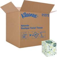 Kleenex&reg; Naturals Boutique* Facial Tissue, 2 Ply, 7.8" L x 8.3" W, 95 Sheets/Box Pryde Industrial Inc.