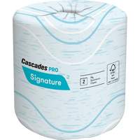 Pro Signature Toilet Paper, 2 Ply, 400 Sheets/Roll, 133' Length, White Pryde Industrial Inc.