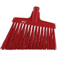 T&ecirc;te de balai oblique, Crins Extra-ferme, 12", Polyester, Rouge Pryde Industrial Inc.