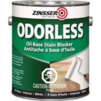 Odourless Oil-Base Stain Blocking Primer, White, Very Flat, 3.78 L, Gallon Pryde Industrial Inc.