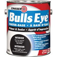 Bulls Eye&reg; Water Based Primer, 3.78 L, Gallon, White Pryde Industrial Inc.